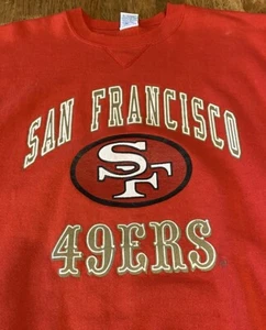 Vintage Russell Athletic San Francisco 49ers Jumper Sweatshirt Sz XL Made in USA - Picture 1 of 11