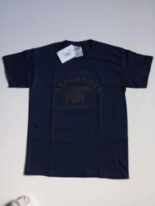 New With Tag Delta Pro Weight Youth Tee-shirt Size M Navy Alaska Adventure - Picture 1 of 2