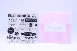 CTMH Stamp Set D1055 Best Friends *NEW* Retired Stamp Set - Picture 1 of 2