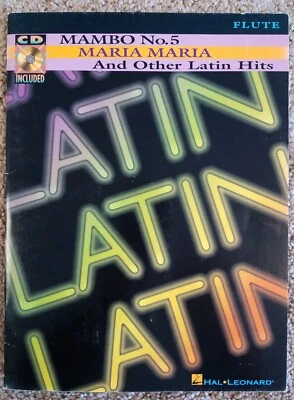 Mambo Nº 5, María María Y Otros Éxitos Latinos Para Flauta - Libro de Música con CD Foto 1 de 2