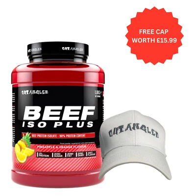 Out Angled Beef Protein Isolate - Muscle Growth Dairy Free Low Fat 1.8kg Keto