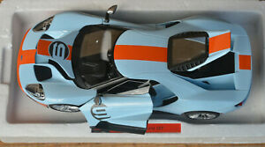 1:18 Ford GT 2017 "Gulf-Lackierung" #9, Maisto Exclusive Edition; ovp