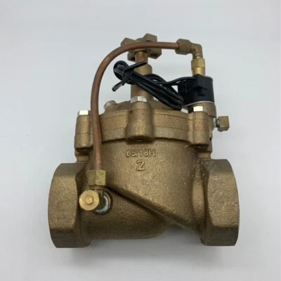 Superior Globe Valve 05/18H Brass Sprinkler Irrigation Valve w/ Flow Control 2" - Image 1 of 4