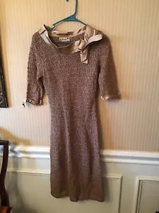 Vintage 50's Sabina Lambert Eyelet Crochet Dress - Picture 1 of 6