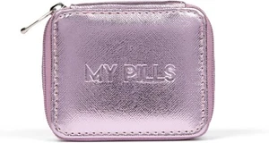 MIAMICA Estuche para Pastilleros con Cremallera con Organizador de Plástico Extraíble de 8 Días - Rosa Discoteca - Imagen 1 de 2