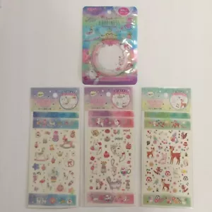 I Wish Happiness Kawaii Lolita - Sticker Sheets and Mini Memo - Picture 1 of 5