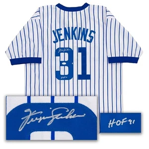 FERGIE JENKINS Signed CHICAGO CUBS Custom Jersey Inscribed "HOF 91" - JSA COA - Picture 1 of 8