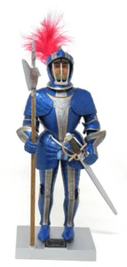 ATLANTIS MODELS The Blue Knight of Milan 1:8 PLASTIC MODEL KIT AMCA472 - Picture 1 of 2
