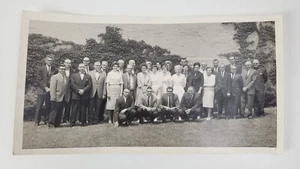 Vtg 1963 Professional Employees Staff Black White Group Photograph 15x8 Kenosha - Picture 1 of 7