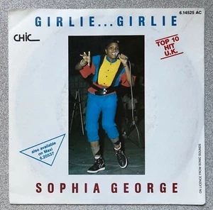 1985 Sophia George “Girlie Girlie” 45/Pic Slv • German - Picture 1 of 4
