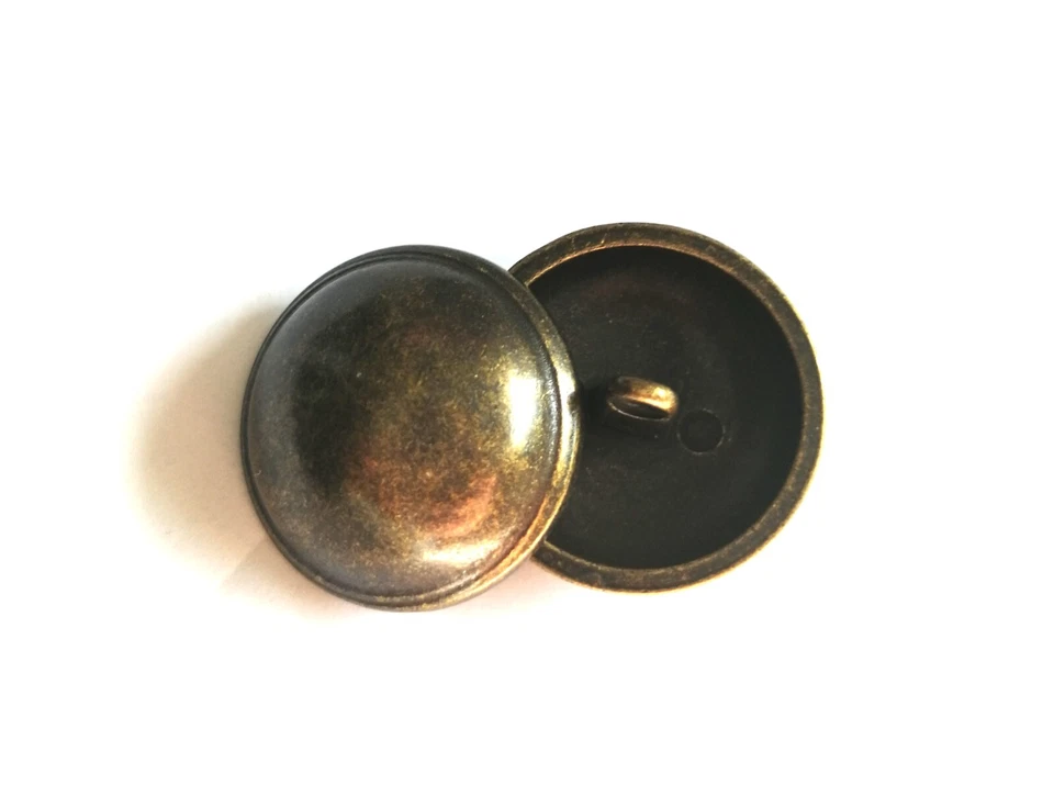 Trachten Knopf Metallknopf 15 mm20 mm 25 mm SECO bonze altmessing - Bild 1 von 1