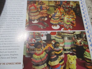 4p Florida Seminole Indian Doll History Article & Costume Pattern for 13-14" - Picture 1 of 3