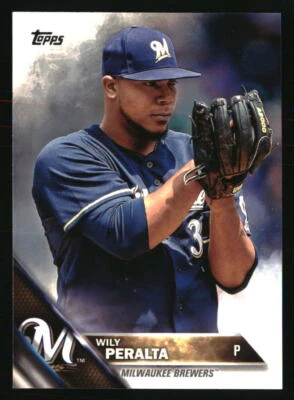 Wily Peralta 2016 Topps #414a BASEBALL Card - Image 1 of 2
