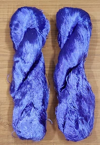 Reel Silk Fabric 230gm Woven Sari 2 Thread Yarn Lace Skeins Knitting Work - Picture 1 of 2
