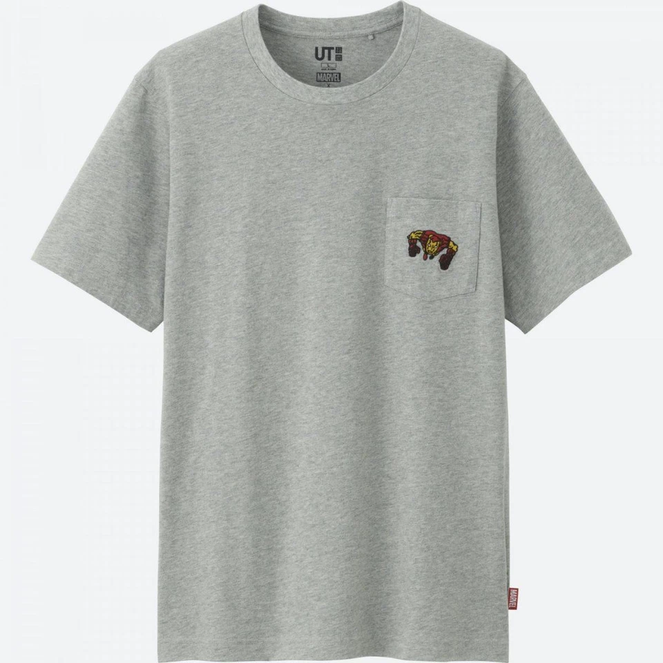 IRON MAN Marvel X Jason Polan UNIQLO UT Size 130 Official Short Sleeve T-Shirts - Image 1 of 1