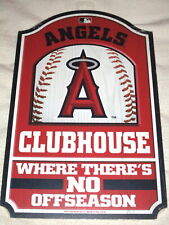 ANAHEIM ANGELS (Los Angeles) FAN CAVE WOOD SIGN #1 - NEW