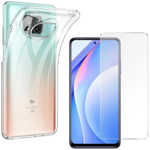 For XIAOMI REDMI NOTE 9 PRO 5G TEMPERED GLASS SCREEN PROTECTOR + CLEAR TPU CASE - Picture 1 of 12
