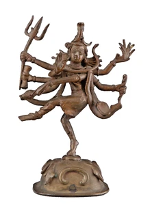 Lord Shiva Nataraja Asiatische Bronze Metall Antik - Bild 1 von 10