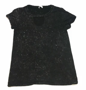 Women's Honey Punch Top Shirt Size Small Black Gray Summer Sexy - Picture 1 of 3