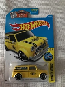 Hot Wheels city works '67 Austin Mini Van Cambells Garage B152 - Picture 1 of 9