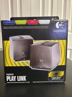 Vintage Logitech Play Link for Playstation 2 Xbox Wireless Online Access - Image 1 of 4