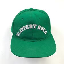 VINTAGE Slippery Rock Pride Hat Cap Snapback New Era Adjustable Embroidered NCAA