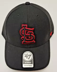 Mütze St. Louis Cardinals MLB '47 Outline schwarz MVP verstellbar - Bild 1 von 4