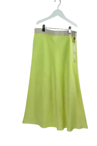 Chloé Hauptlinie Rock neon leinenartig XXL-Reißverschluss Chloe 34 36 NP 890€ - Bild 1 von 12
