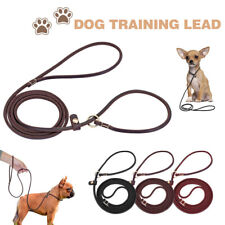 Hundeleine Hundehalsband Schlupfleine Leder Retrieverleine Agilityleine Training