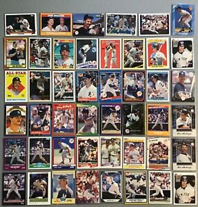 Don Mattingly N.Y. Yankees Lot of 45 Different Baseball Cards Topps, Upper Deck
