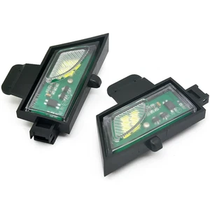 Pair 6000K White LED Side Mirror Puddle Lights For VW Golf VII MK7 2012-2019 - Picture 1 of 7