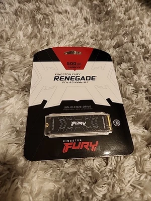 Kingston FURY Renegade 500GB M.2 NVMe Internal SSD (SFYRS/500G) - Image 1 of 2