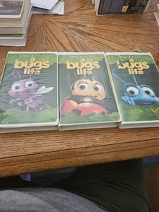 A Bugs Life 3 Movies VHS With 3 Different Covers - Picture 1 of 4