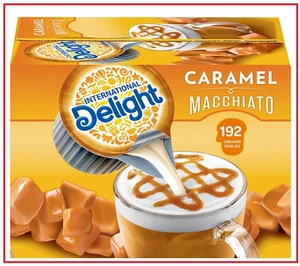 International Delight Caramel Macchiato Kaffee Milchkännchen Einzeln (192 ct.) - Bild 1 von 2