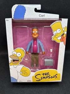Figura de acción de Los Simpson Jakks Pacific Carl Carlson con lonchera y taza de 5 pulgadas - Imagen 1 de 7