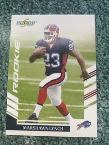2007 Score - Rookie Marshawn Lynch #381 (RC) - Picture 1 of 4