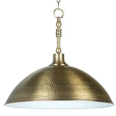 Craftmade 35993 Brass Timarron 1-Light Large Indoor Pendant - 20 Inches Wide - Image 1 of 4