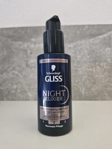 Schwarzkopf GLISS Haarkur Night Elixier Anti-Spliss Wunder Haarkur Serum - Bild 1 von 4