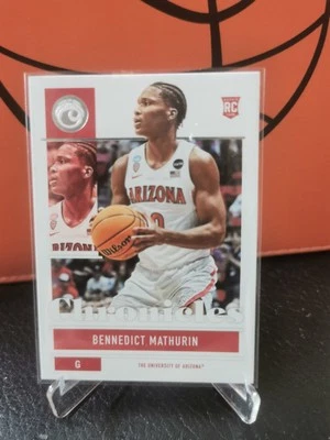 Benedict Mathurin Rookie Card 2022-23 Panini Chronicles Draft Picks #3 Pacers - Image 1 of 2