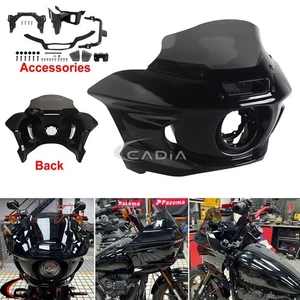 Front Headlight Fairing w/ Windshield Kit For Harley Low Rider S FXLRS 2022-2025 - Picture 1 of 9