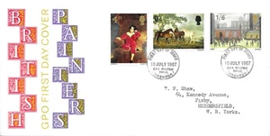 1967 British Painters, GPO FDC, Philatelic Bureau SpHS - Picture 1 of 1