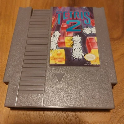 Tetris 2 (NES) Cartridge Only | Authentic Nintendo Puzzle Game | Tested 1993 - Image 1 of 3