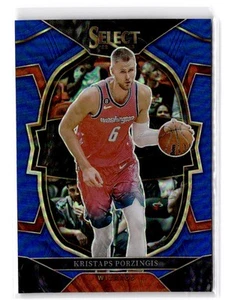 2022-23 Panini Select Kristaps Porzingis #4 Blue Prizms Washington Wizards - Picture 1 of 2
