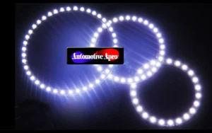 LED Angel Eye DIY 2P White For 06 09 Chevy Holden Aveo 4d - Bild 1 von 3