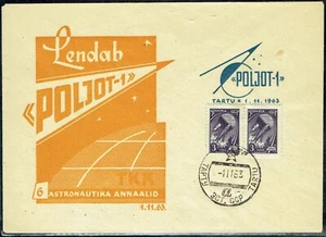 Spazio-URSS-Lancio di Polet 1 - Tartu 1/11/63.Tir.350 - Foto 1 di 1
