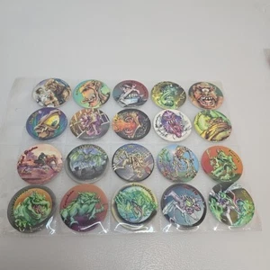 Juego Americano Gorras RARO Pog Monster Cyclops Goblin Juego De 20 De Colección 1994 AGC - Imagen 1 de 10