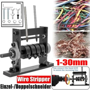 Abisoliermaschine Manuell Kabelschälmaschine 1-30mm Kabel Abisoliergerät Kupfer - Bild 1 von 12