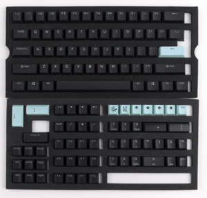 Ducky Ochi (Blue/Black) 108 Key Cherry Profile PBT Doubleshot Keycap Keycaps Set - Picture 1 of 1