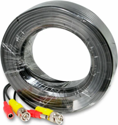 100'FT UL/CM-Rated Premium 4K BNC/RG59/Power Accessory Cable Siamese  CCTV NEW - Image 1 of 4