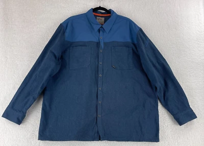 5.11 Tactical Ascension Ensign Shirt Mens Size 2XL Blue Snap Button Long Sleeve - Image 1 of 4